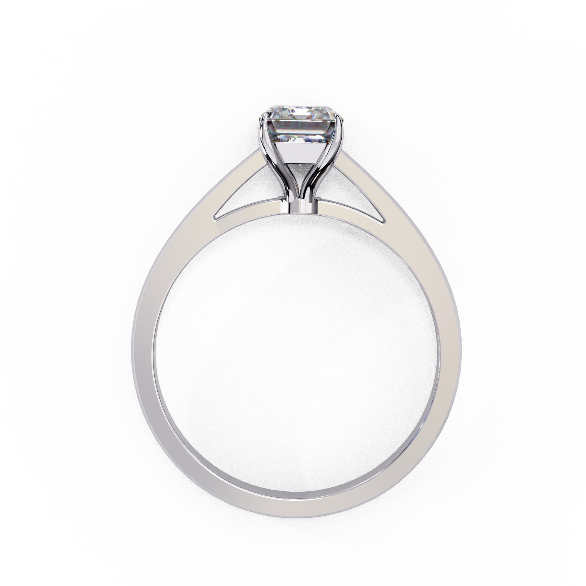 Classic Emerald Cut Solitaire Ring