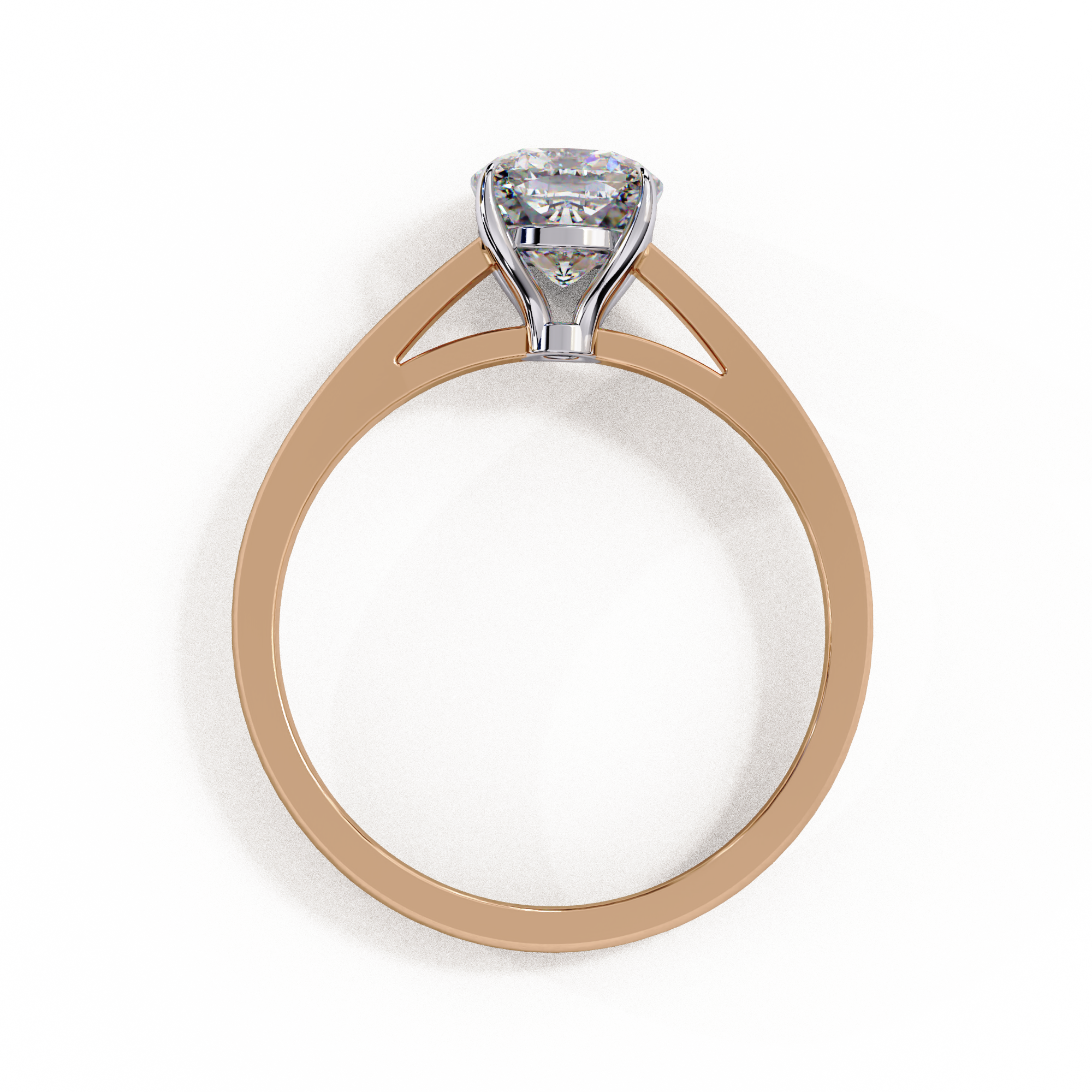 Classic Square Cushion Solitaire Ring