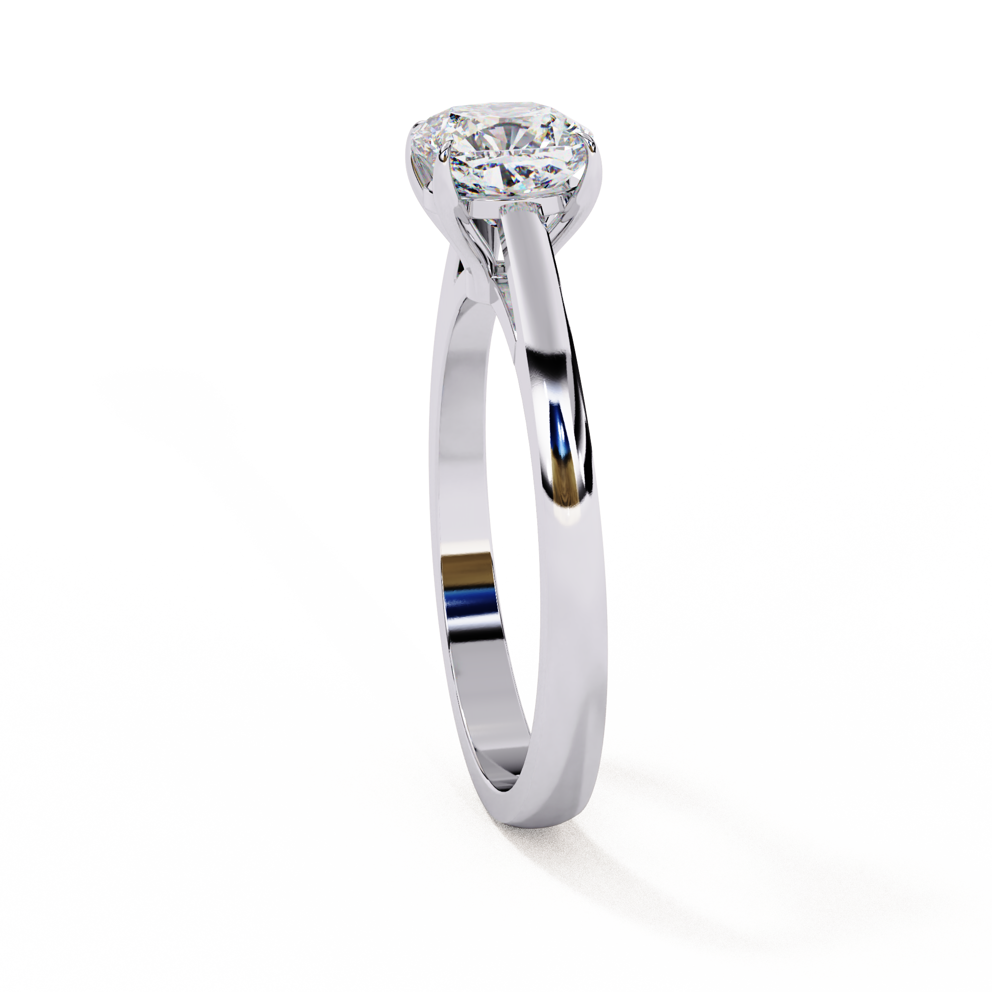 Classic Square Cushion Solitaire Ring