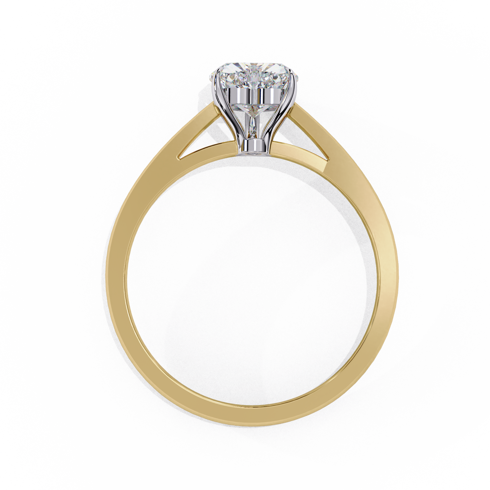 Classic Heart Shape Solitaire Ring