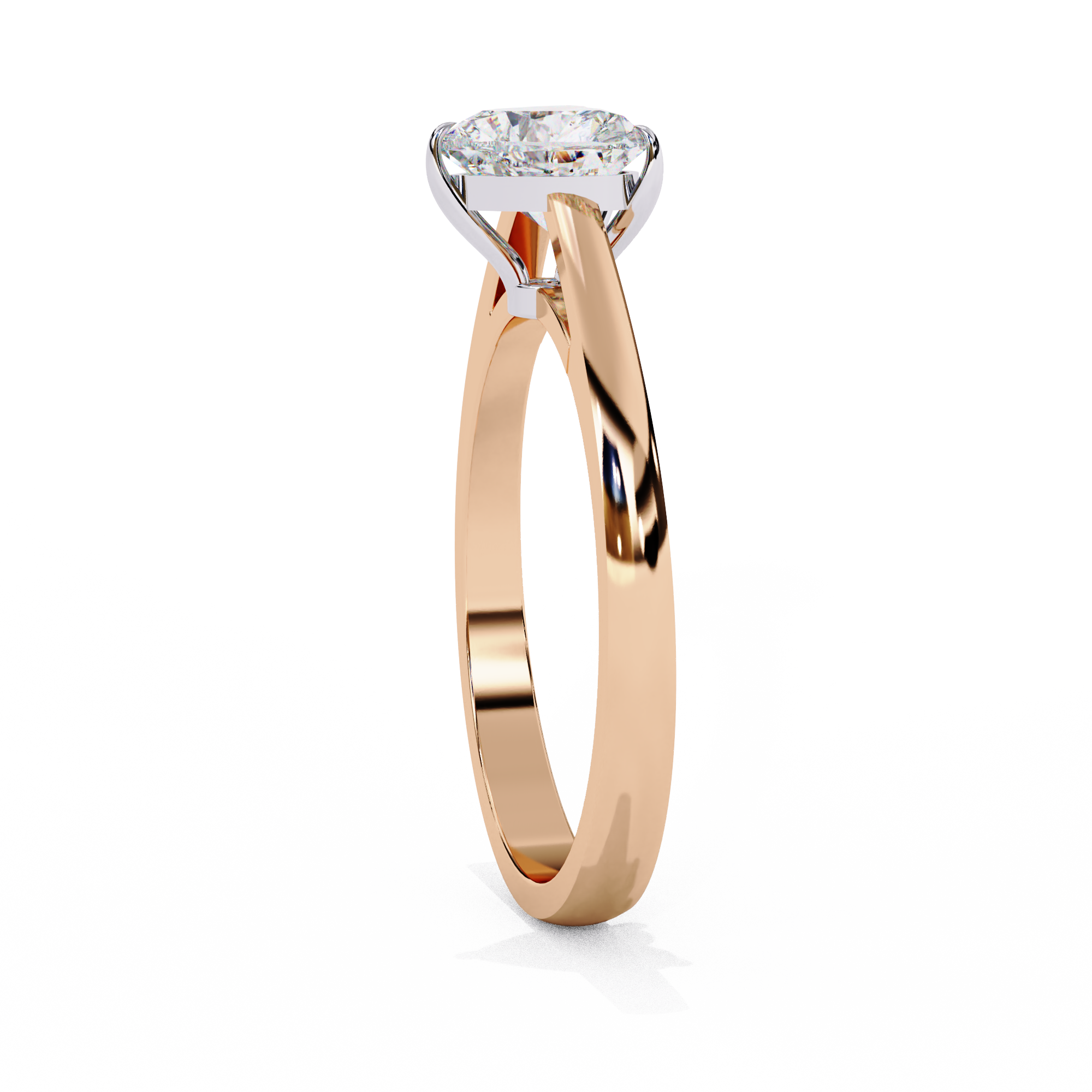 Classic Heart Shape Solitaire Ring