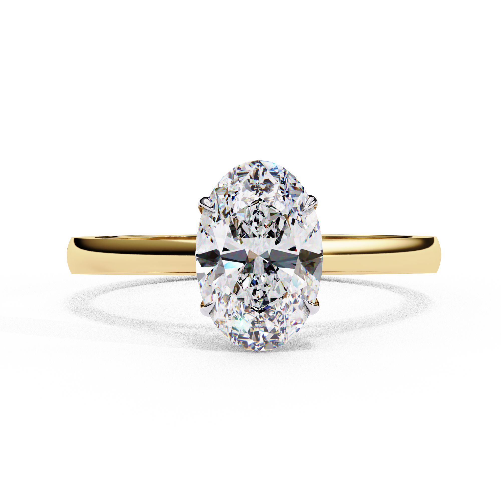 Classic Oval Cut Solitaire Ring