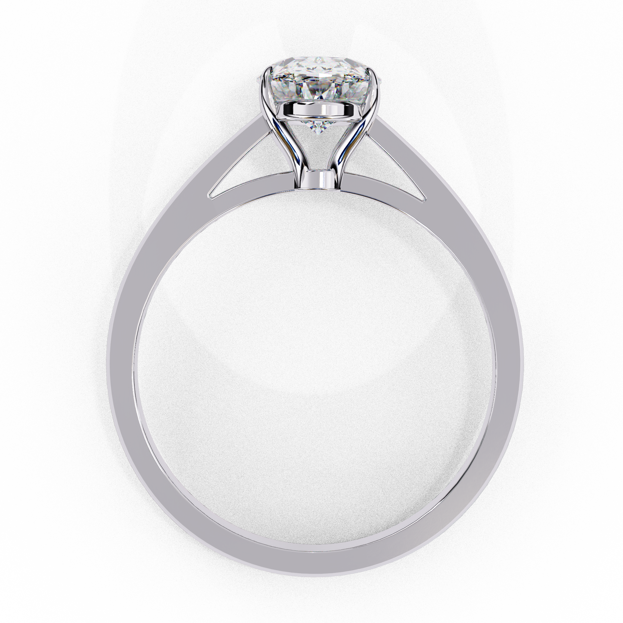 Classic Oval Cut Solitaire Ring