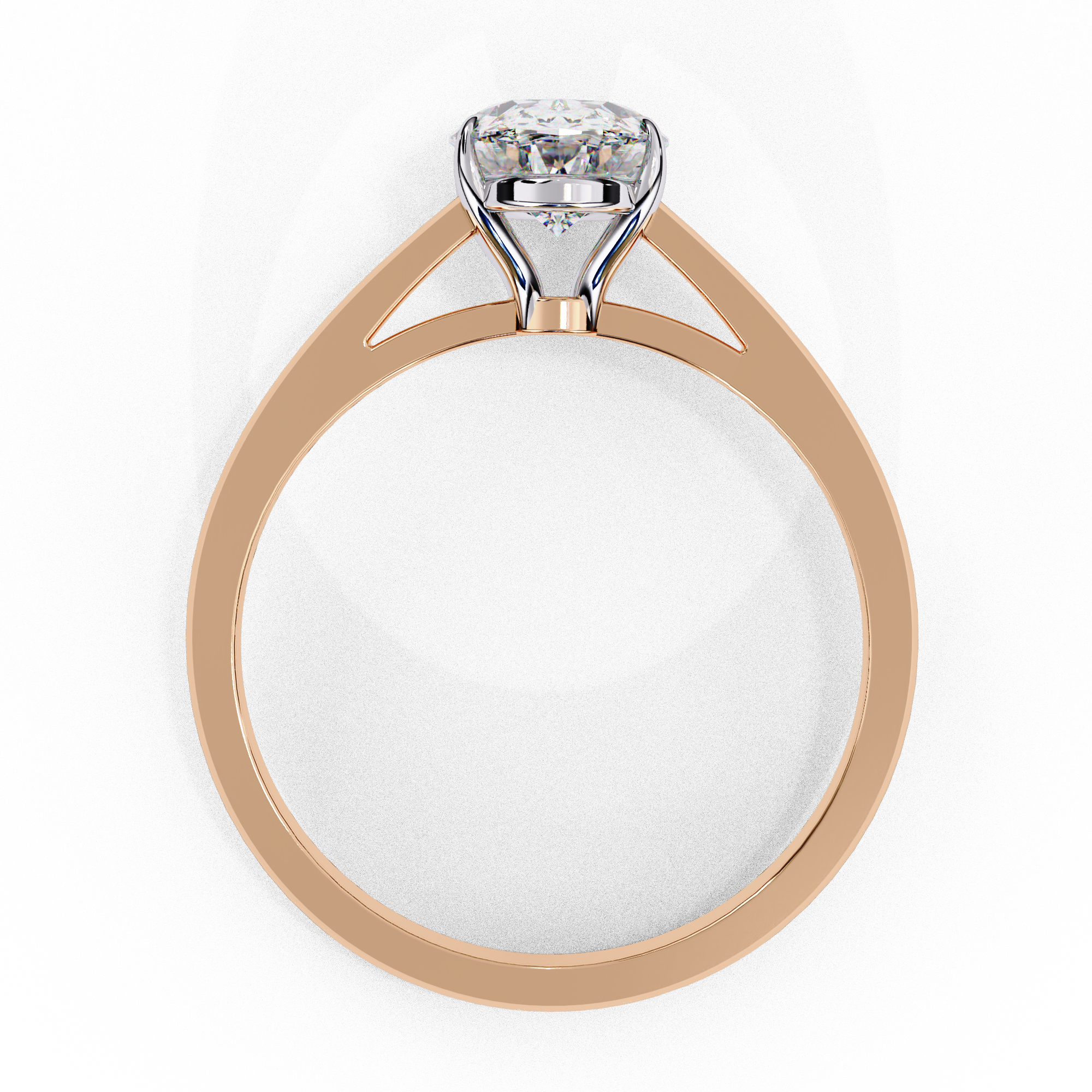 Classic Oval Cut Solitaire Ring