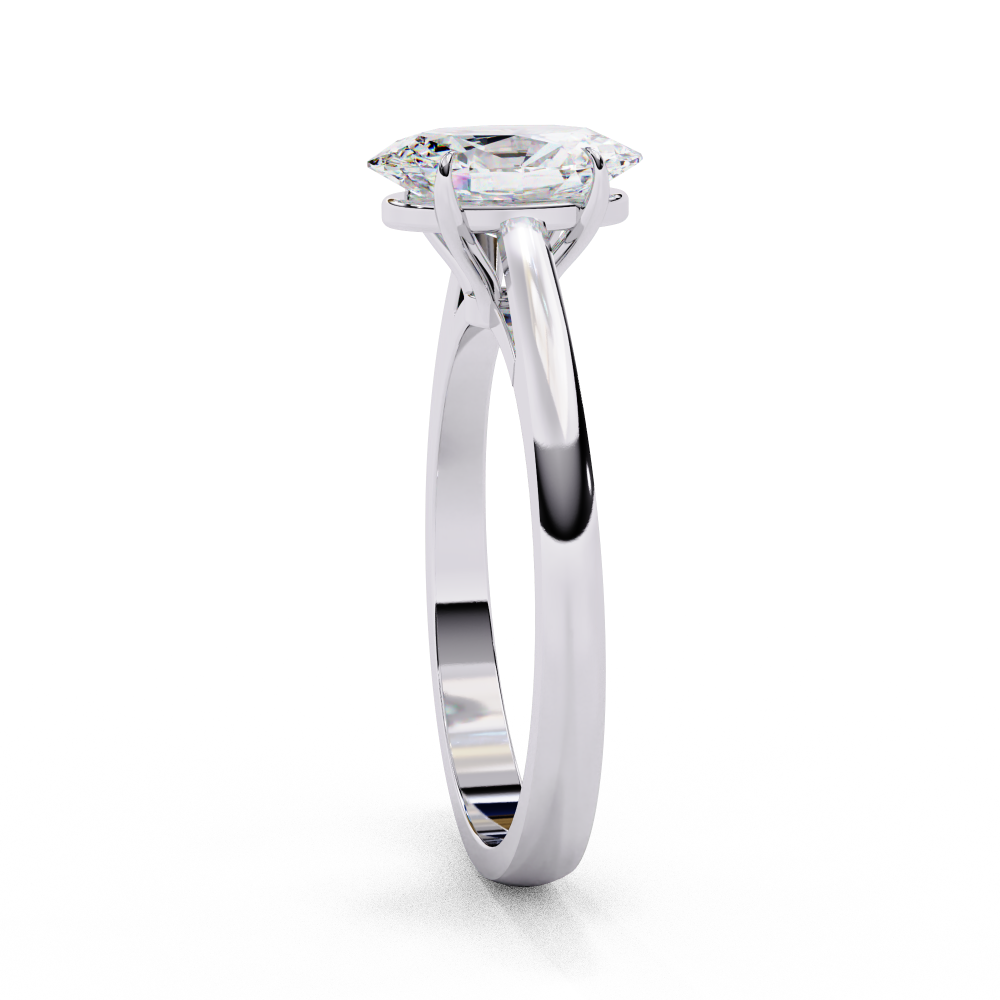 Classic Oval Cut Solitaire Ring
