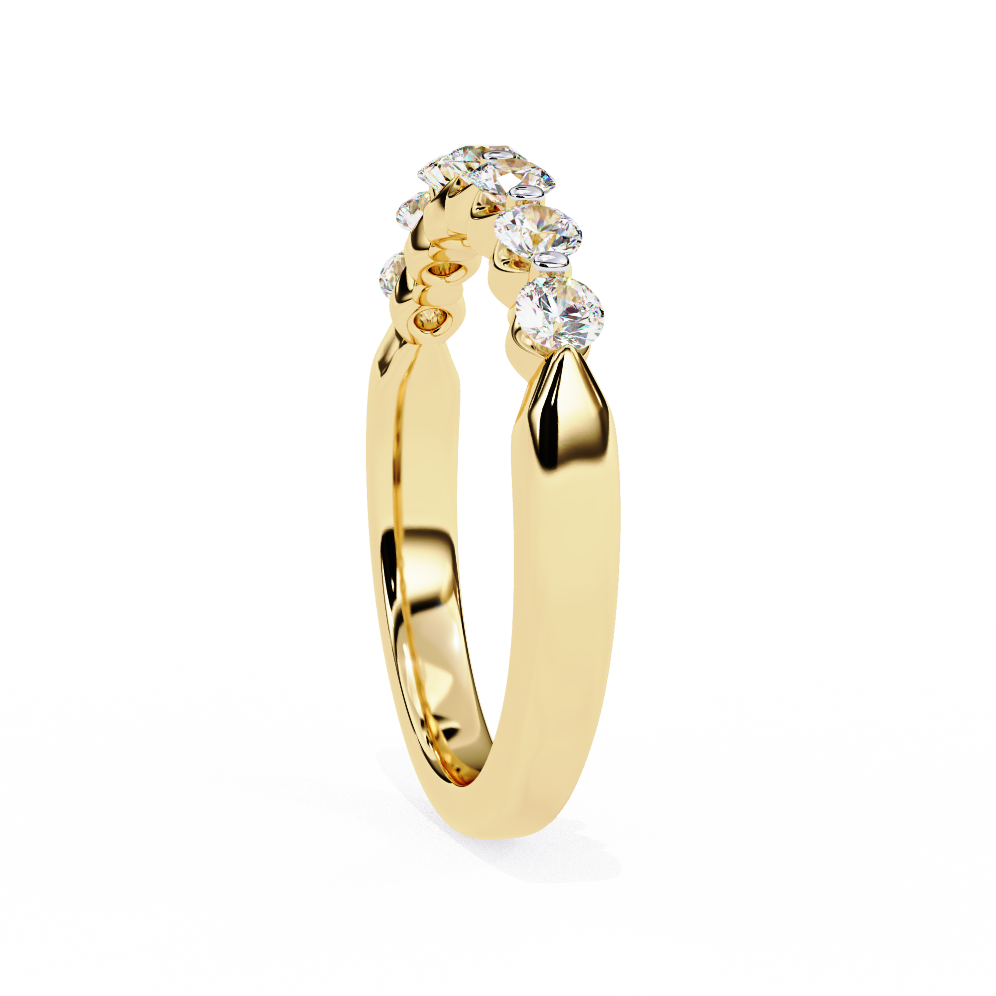Radiant Round Diamond Ring