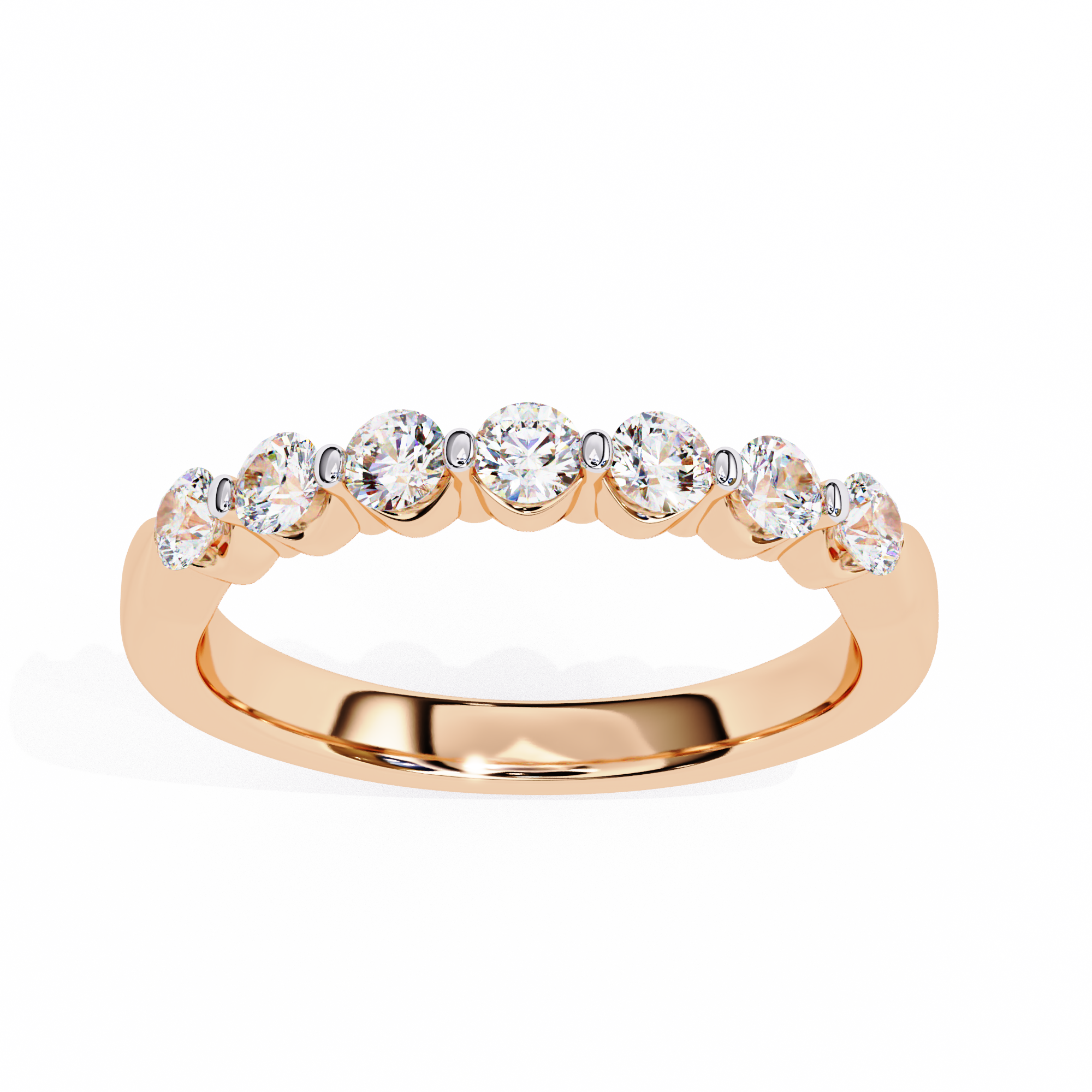 Radiant Round Diamond Ring