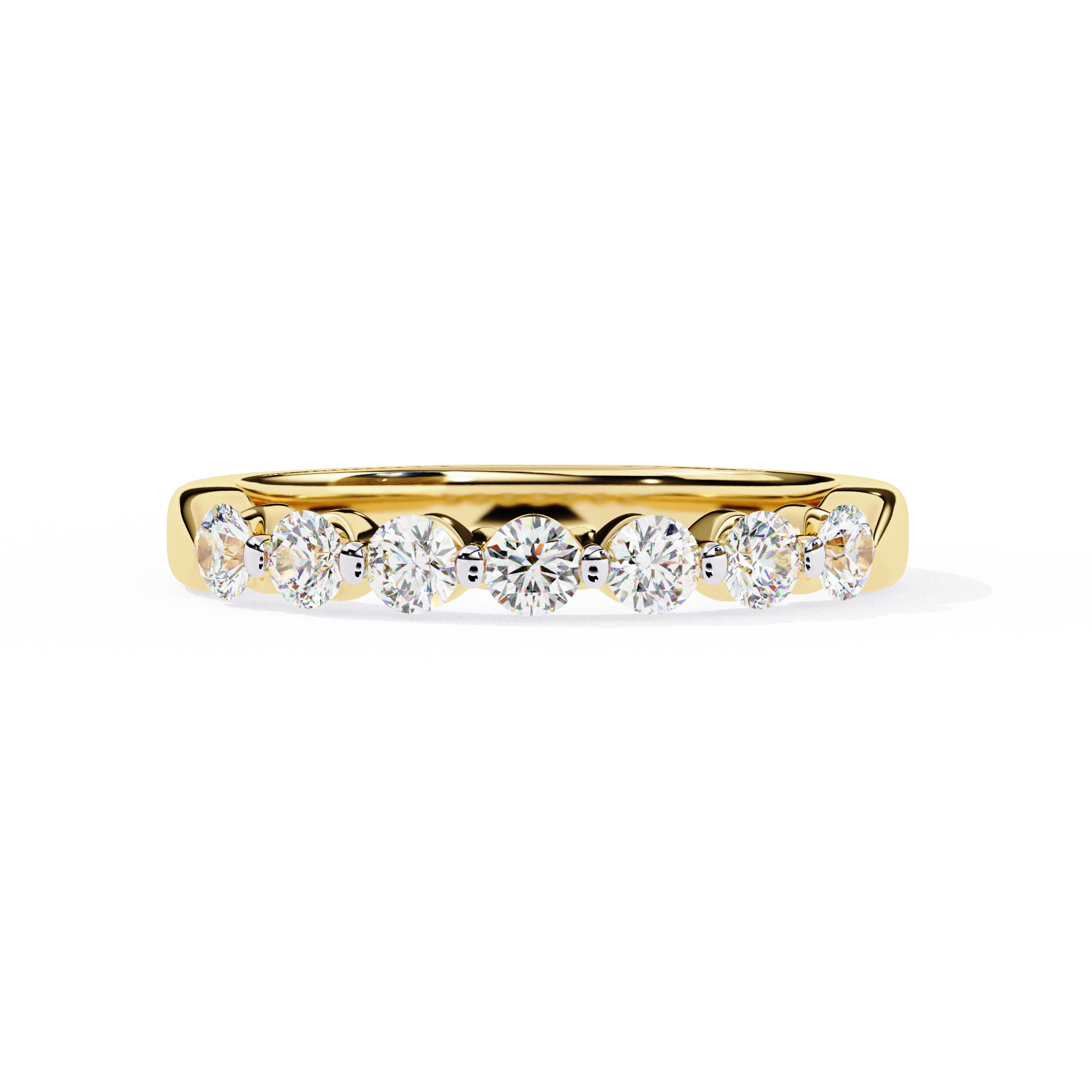 Radiant Round Diamond Ring