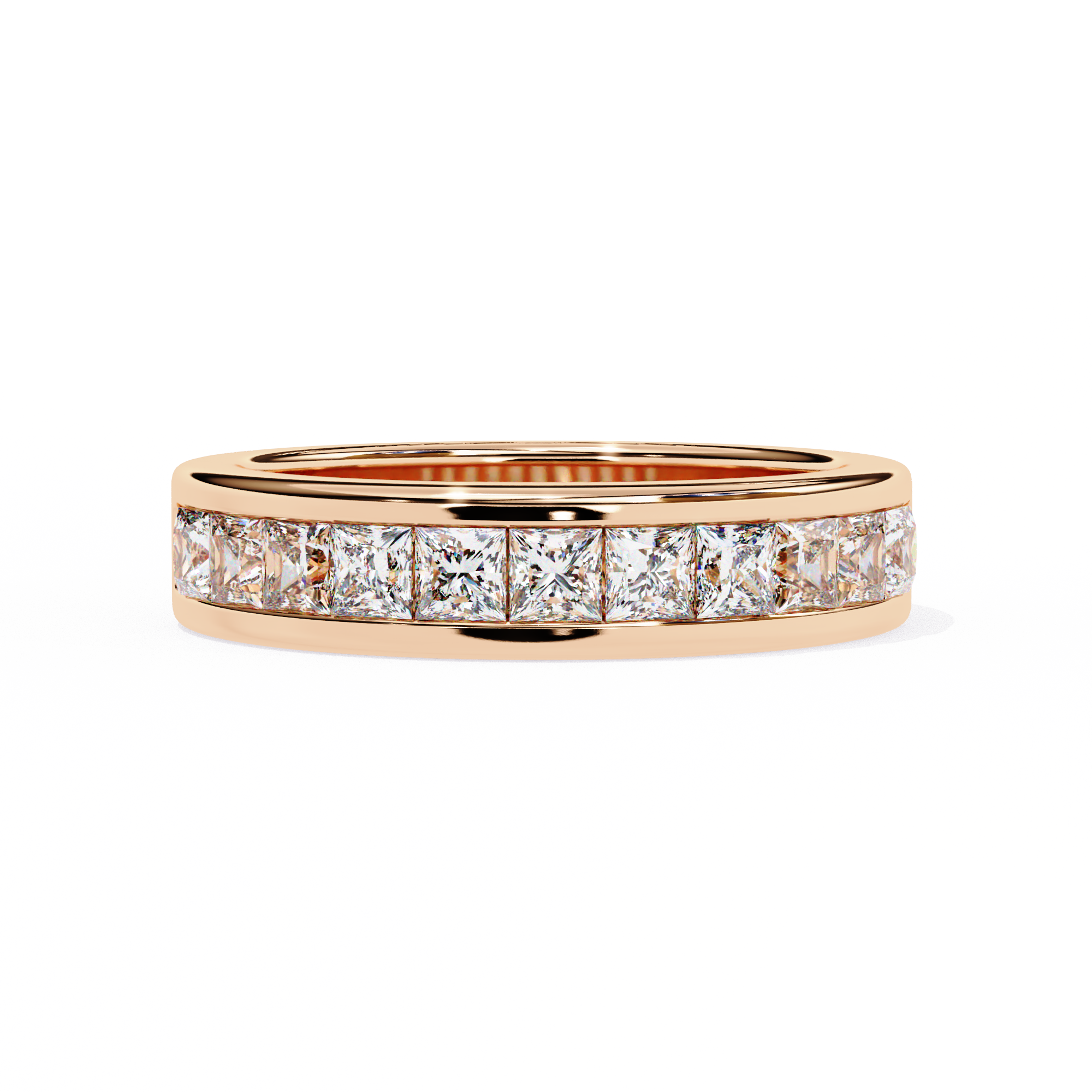 Classic Princess Diamond Pave Band