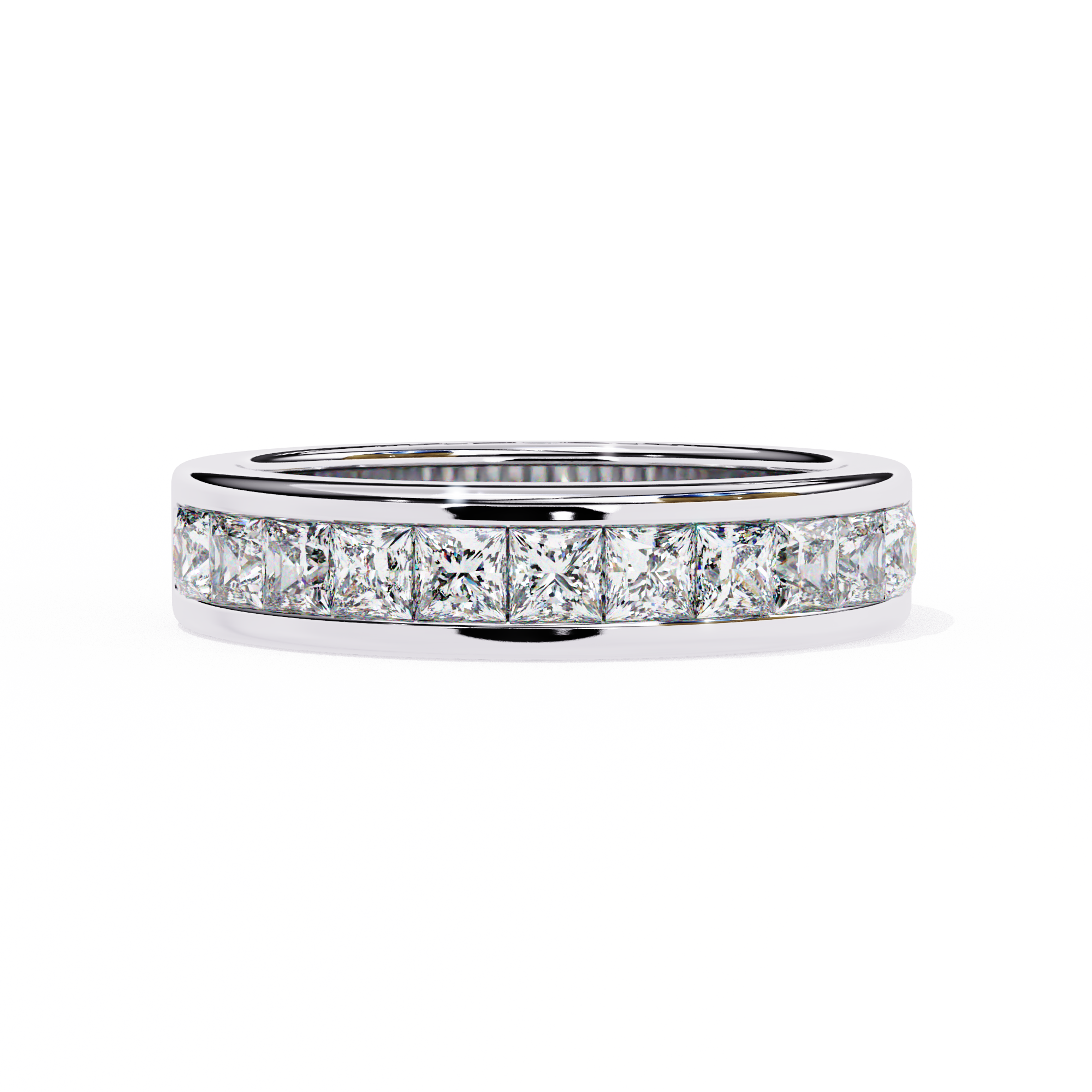 Classic Princess Diamond Pave Band