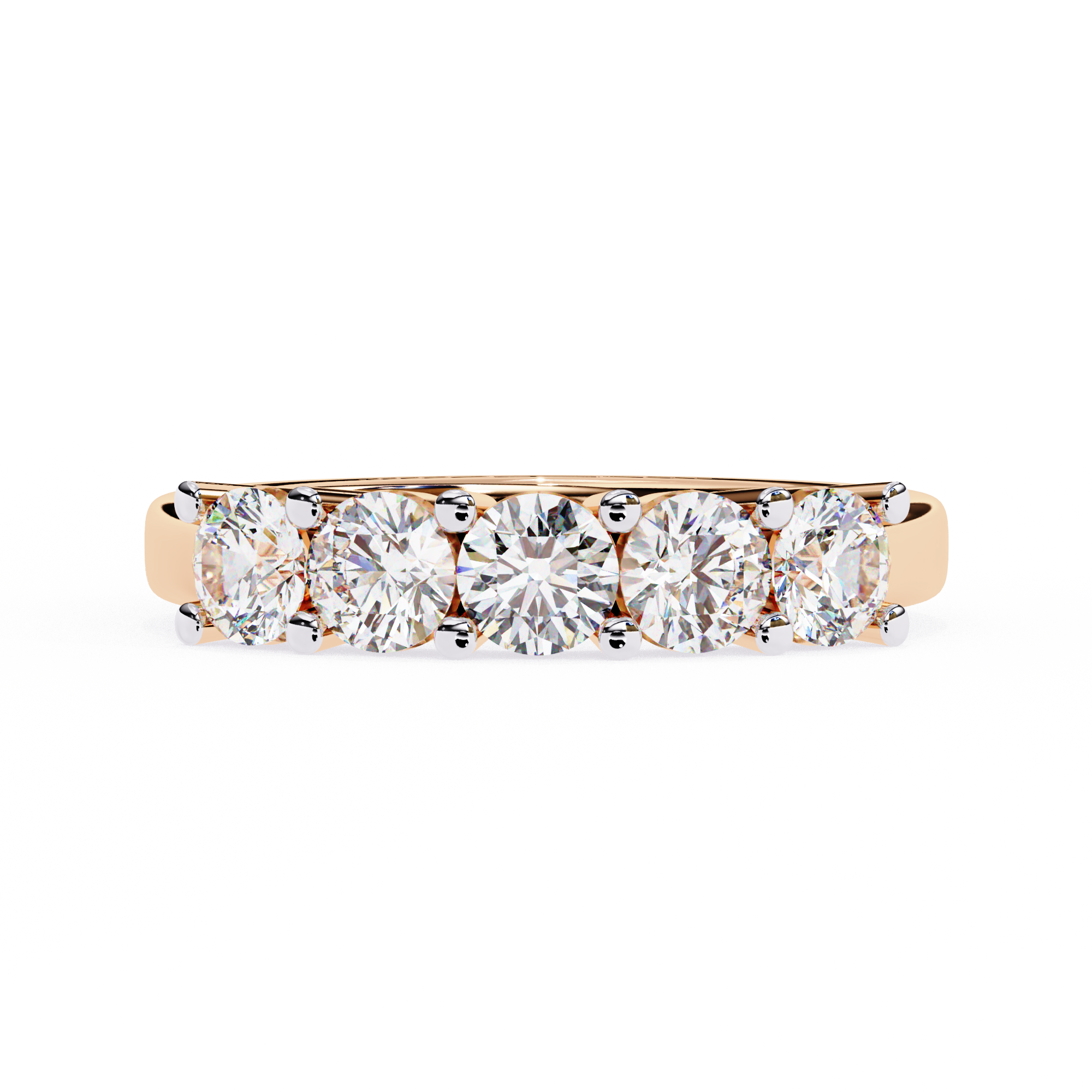 Classic Five-Stone Diamond Ring