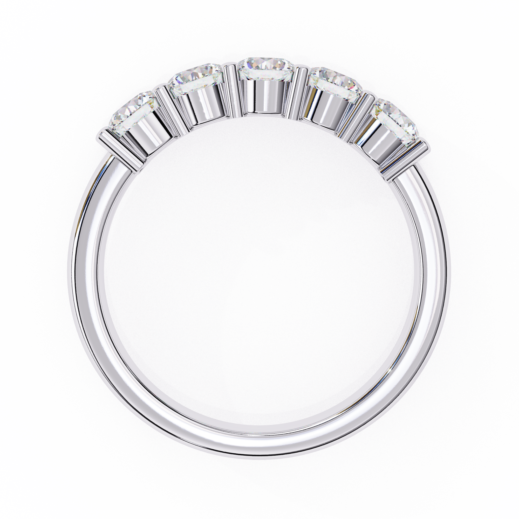 Classic Five-Stone Diamond Ring
