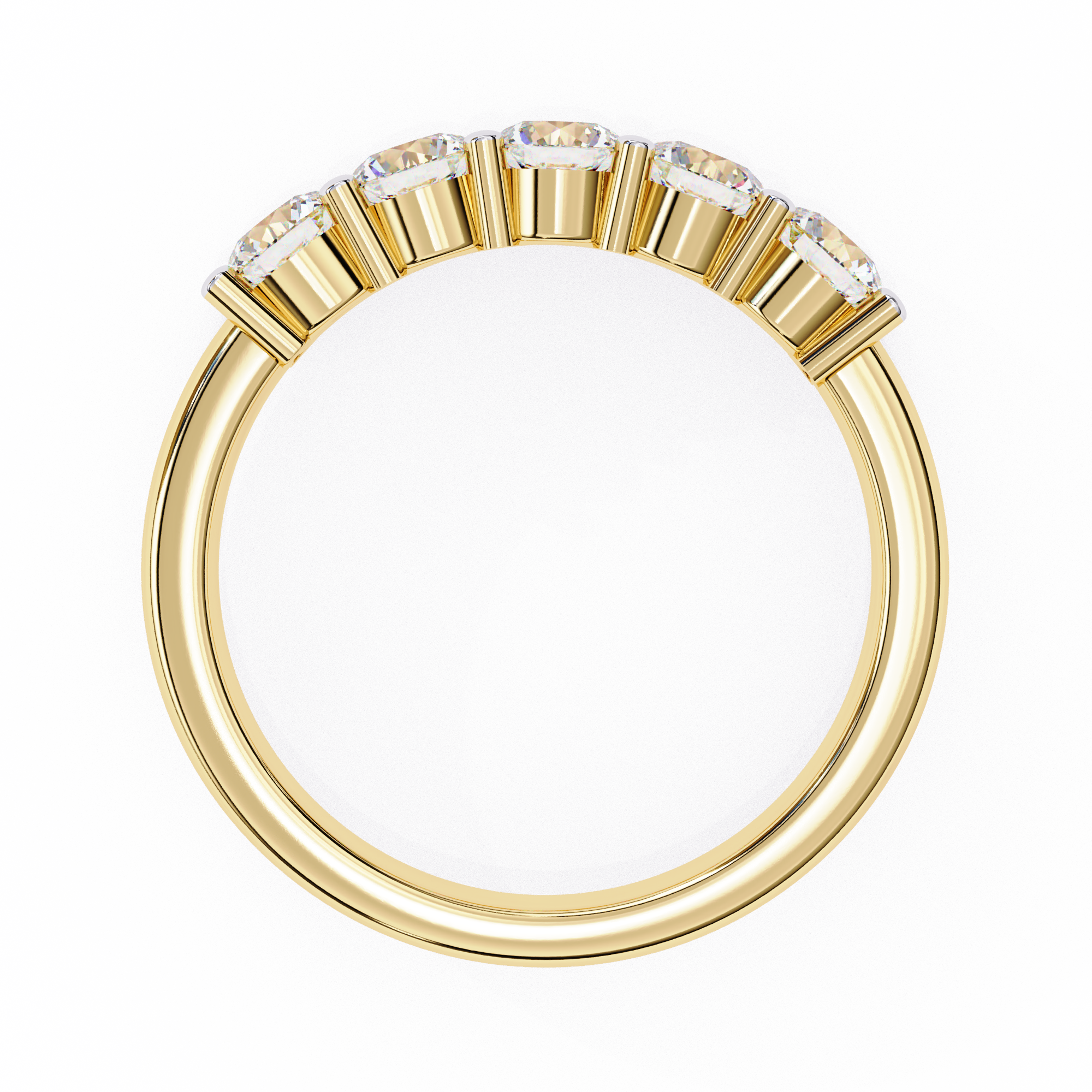 Classic Five-Stone Diamond Ring