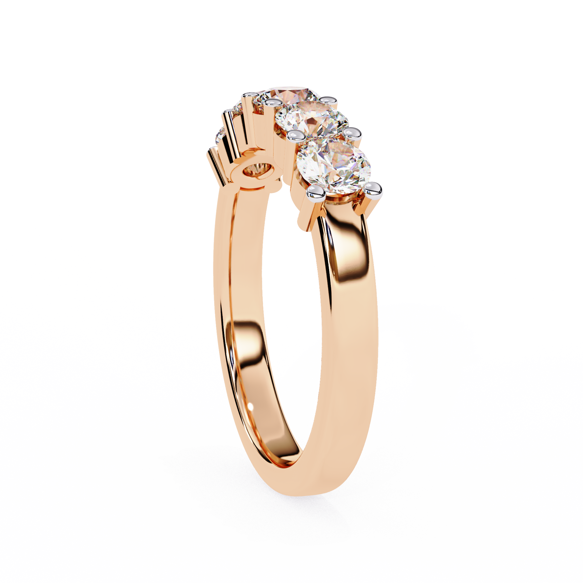 Classic Five-Stone Diamond Ring