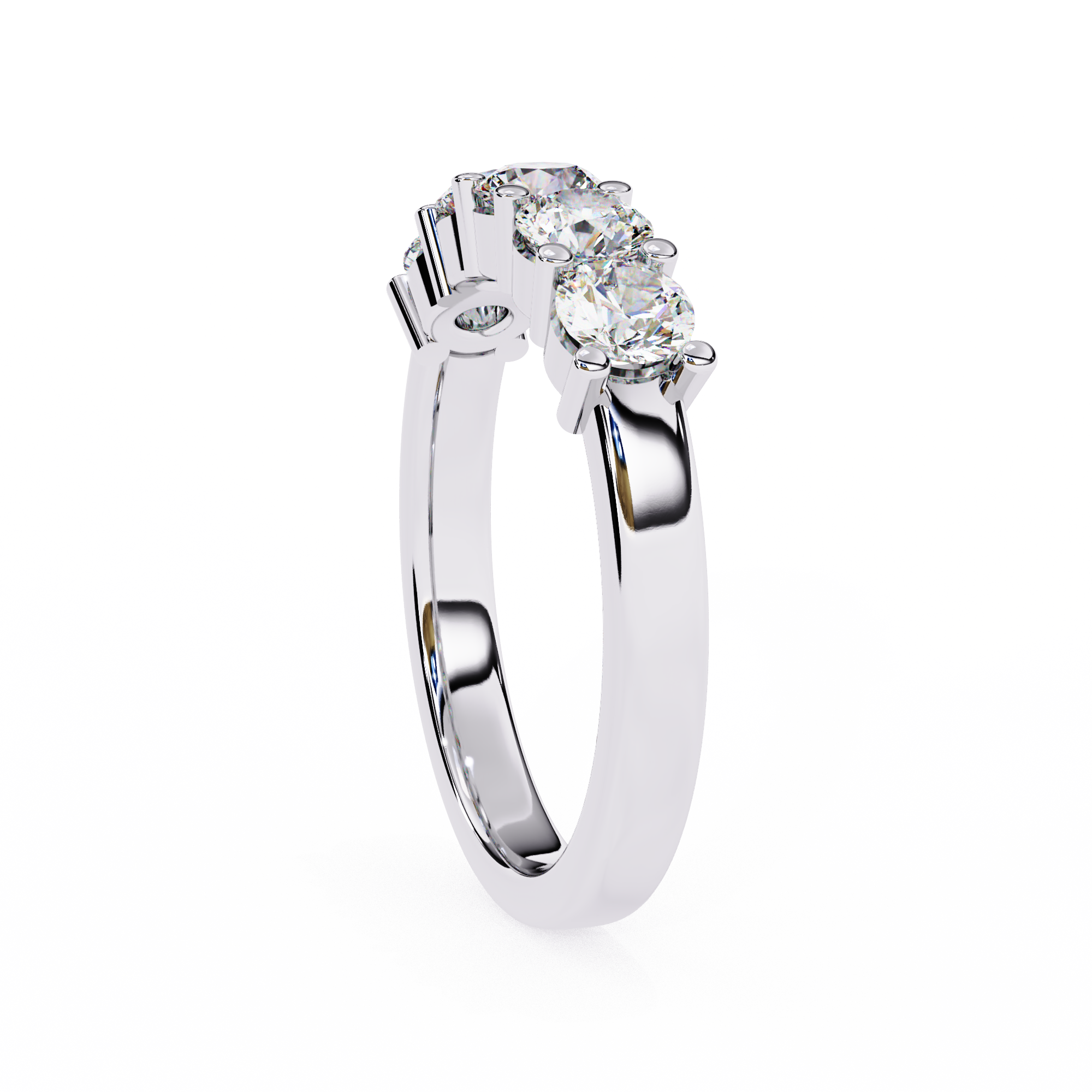 Classic Five-Stone Diamond Ring