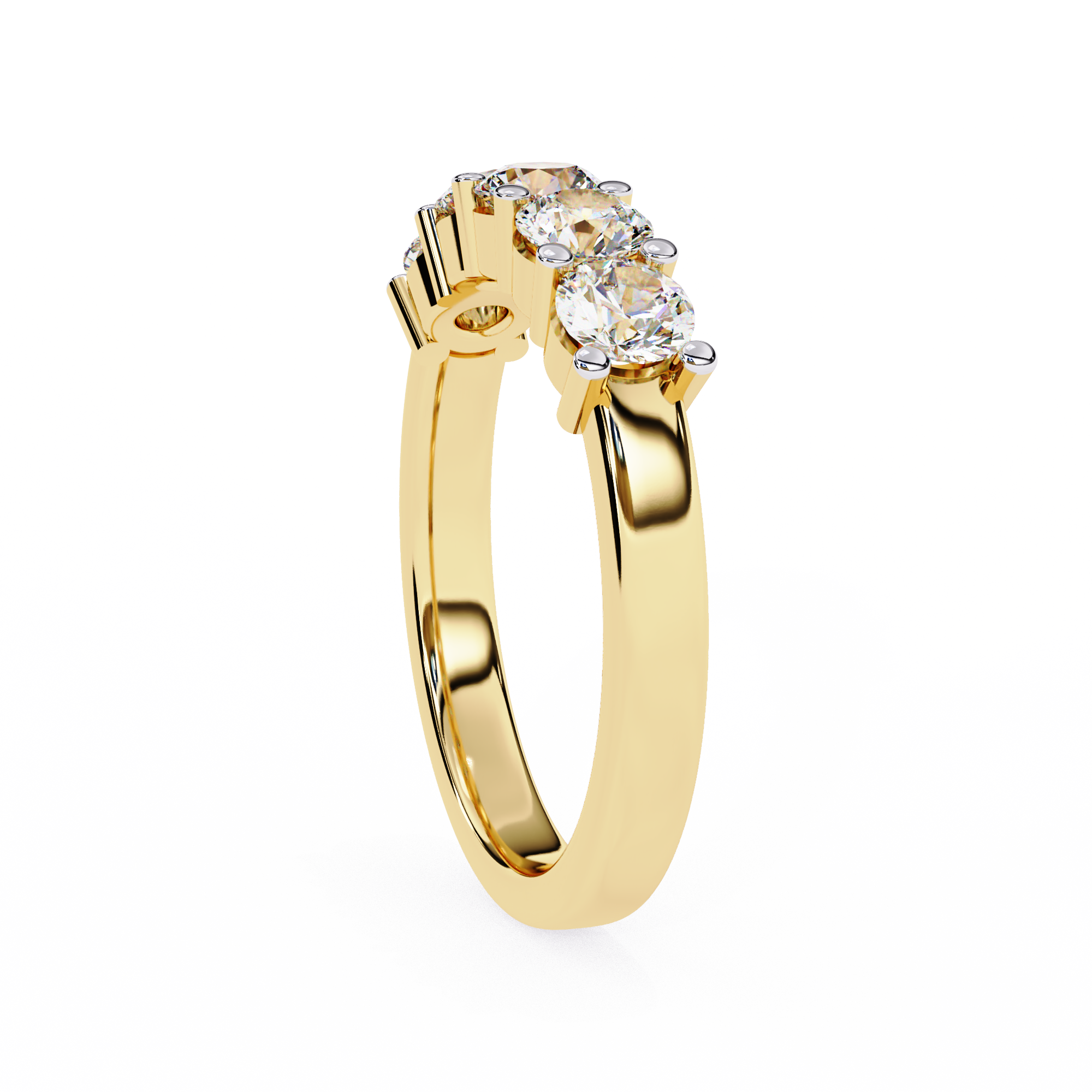 Classic Five-Stone Diamond Ring