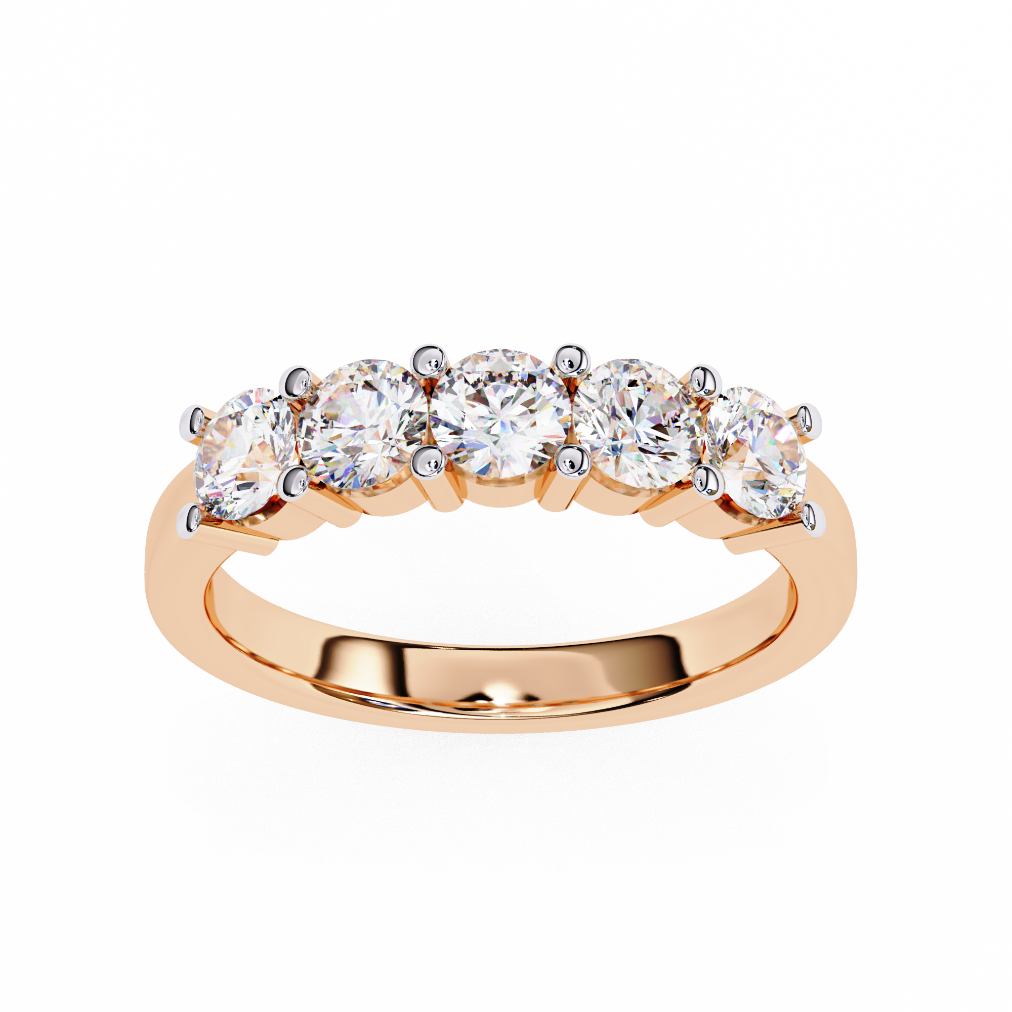 Classic Five-Stone Diamond Ring