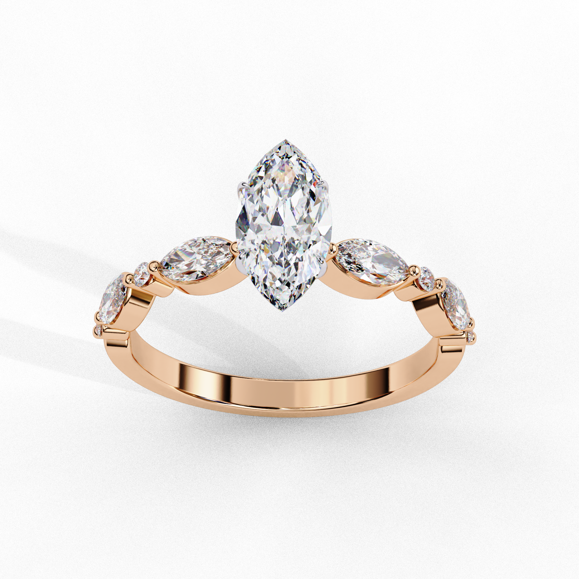 Elysian Marquise Cut Solitaire Ring