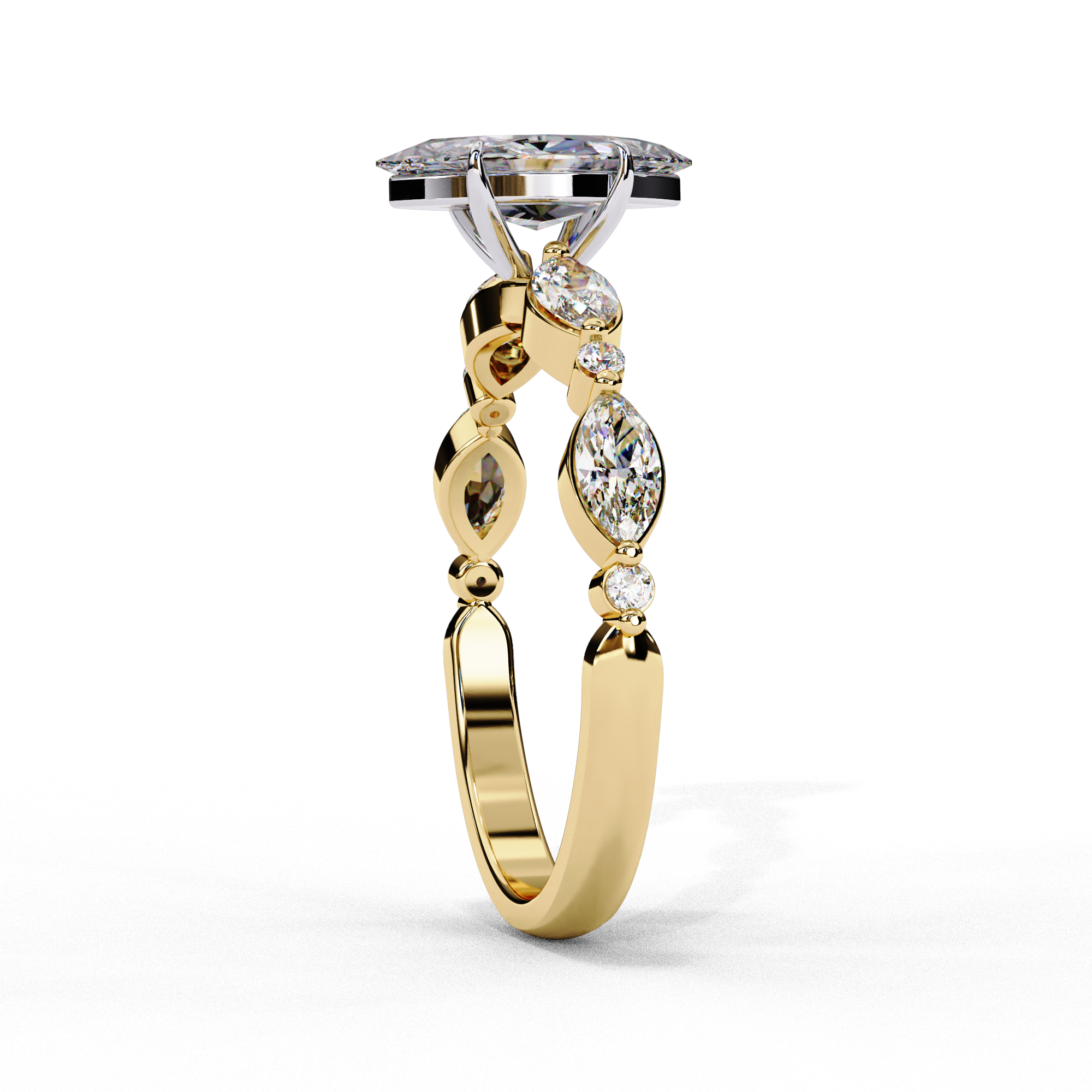 Elysian Marquise Cut Solitaire Ring