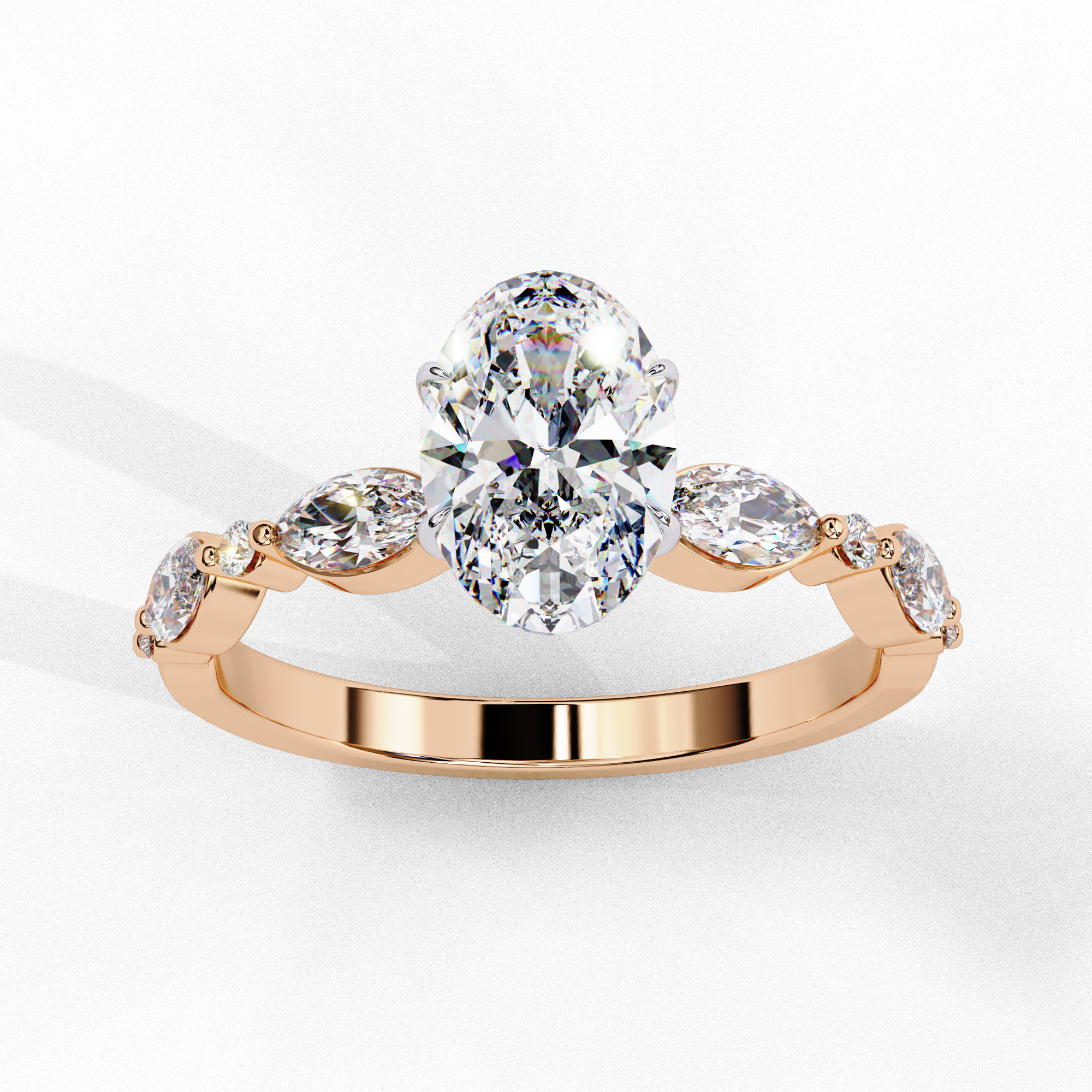 Elysian Oval Cut Solitaire Ring