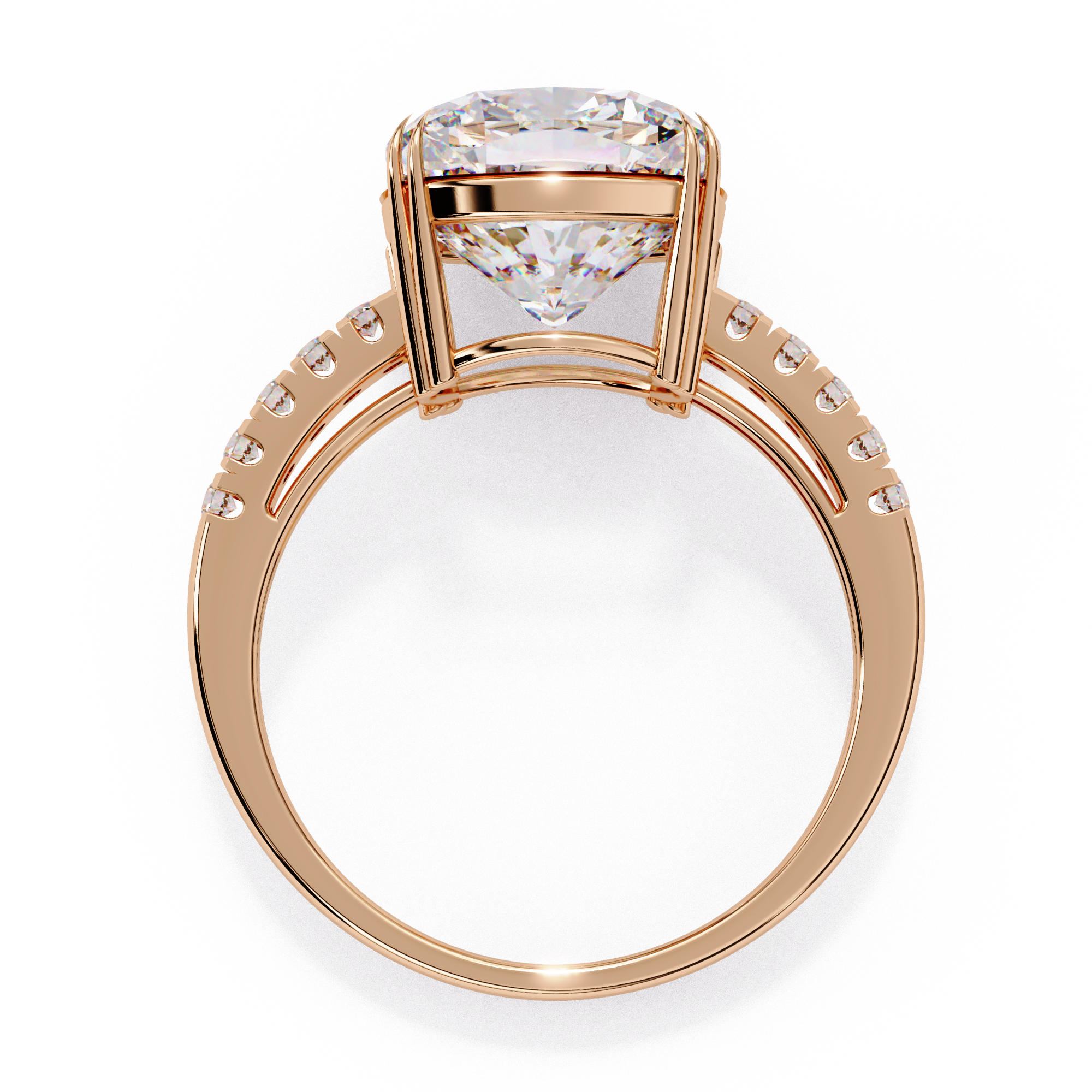 Cushion Solitaire Ring