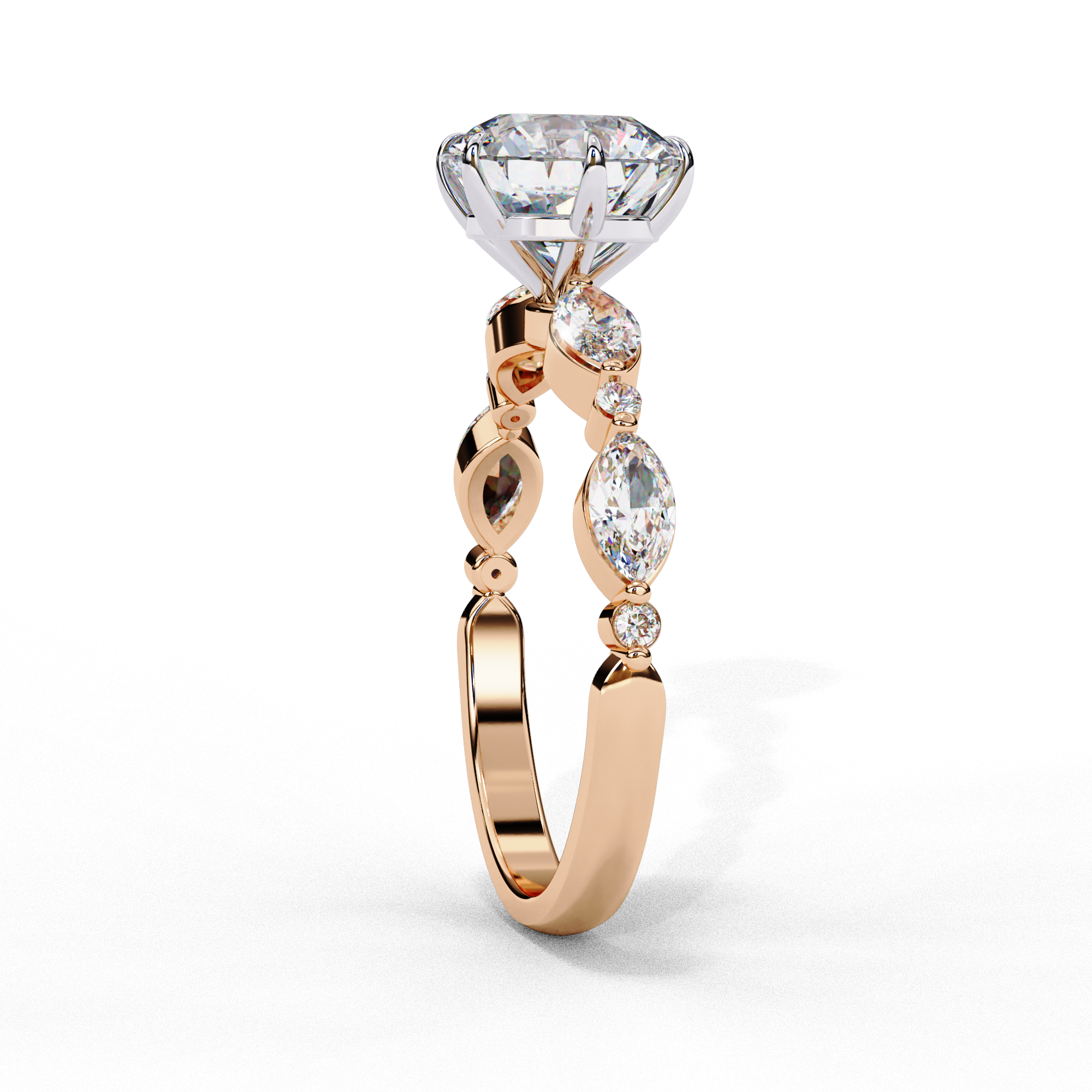 Elysian Round Brialliant Cut Solitaire Ring