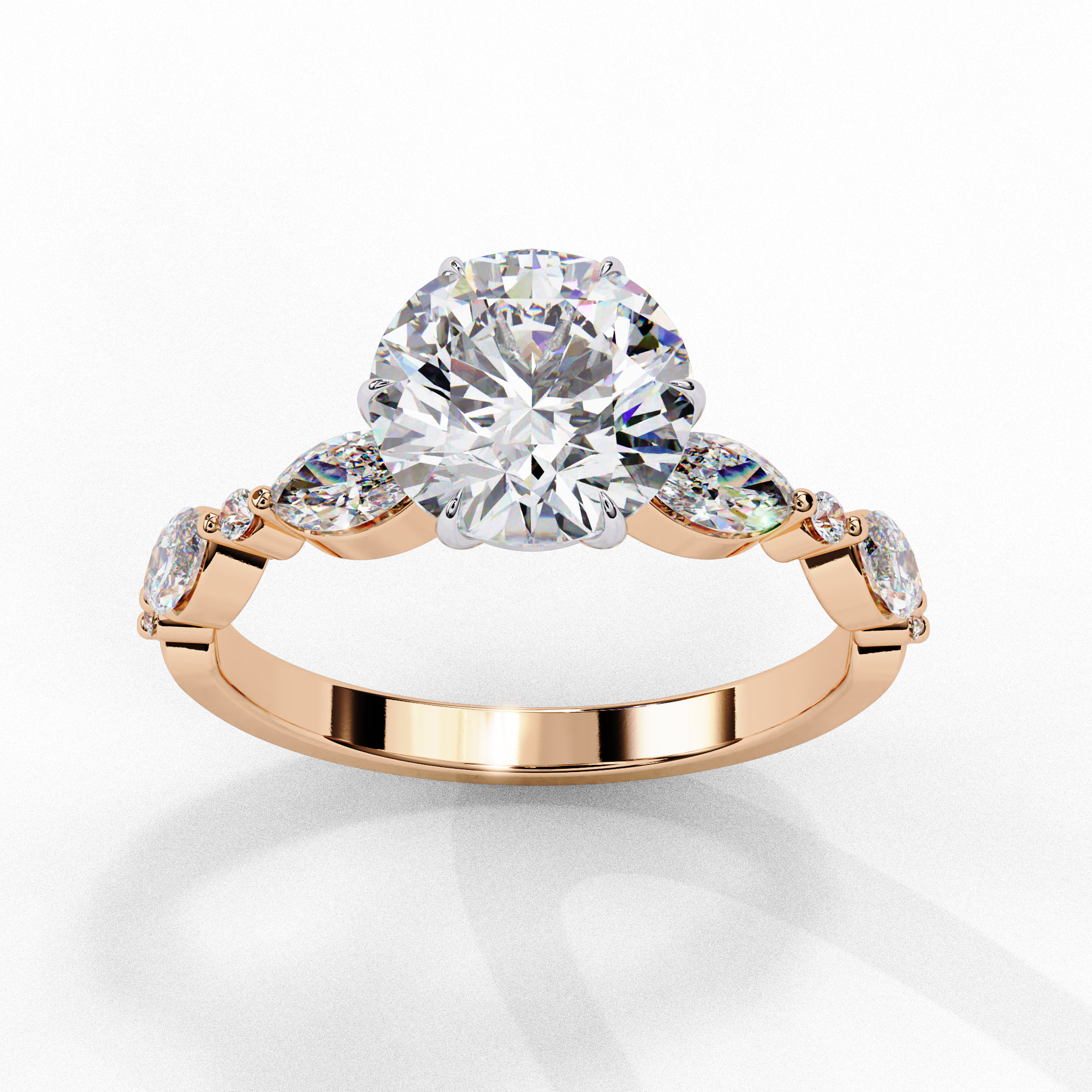 Elysian Round Brialliant Cut Solitaire Ring