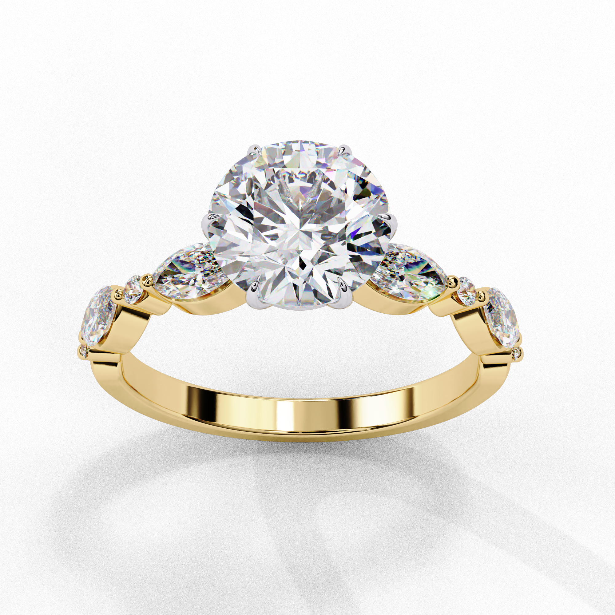 Elysian Round Brialliant Cut Solitaire Ring