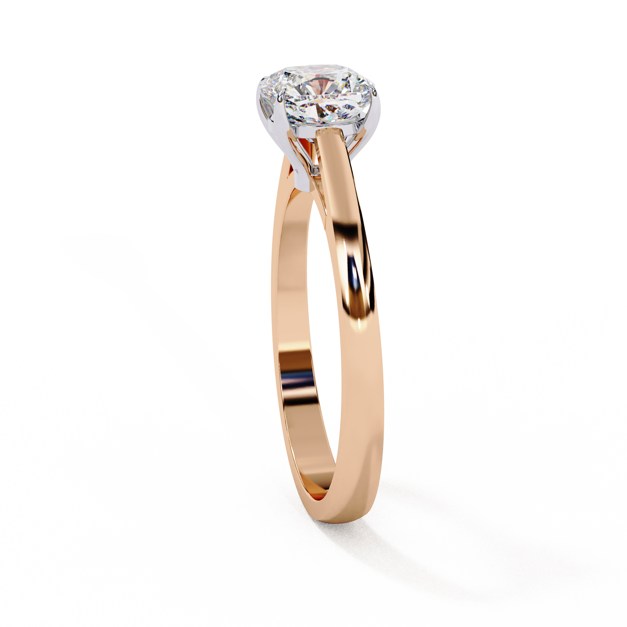 Classic Square Cushion Solitaire Ring