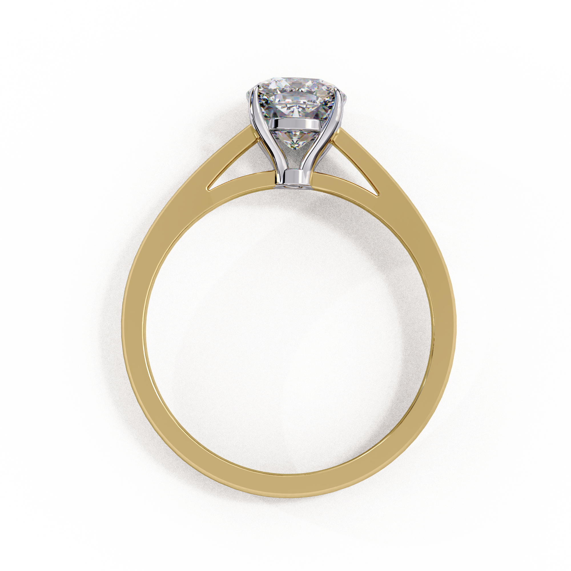 Classic Square Cushion Solitaire Ring