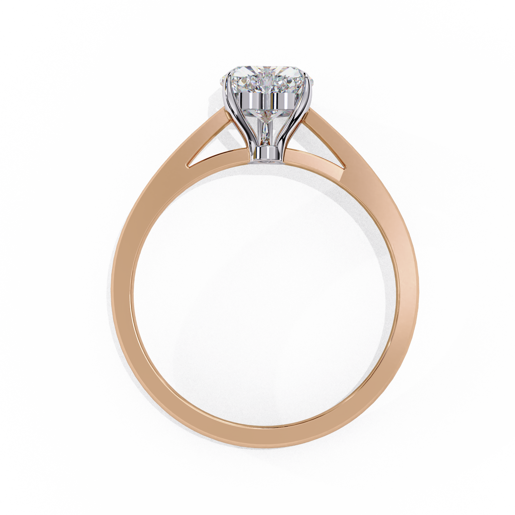 Classic Heart Shape Solitaire Ring