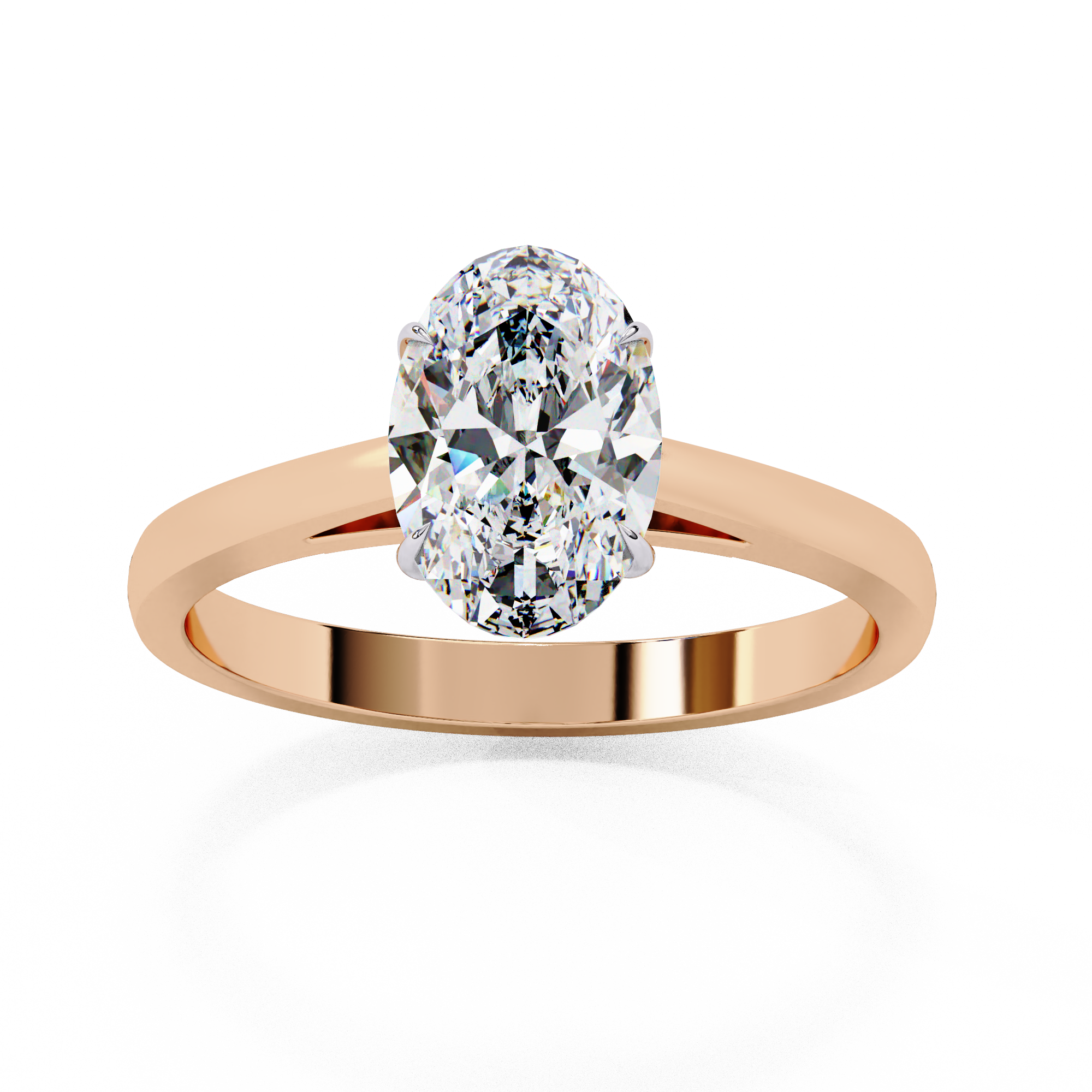 Classic Oval Cut Solitaire Ring