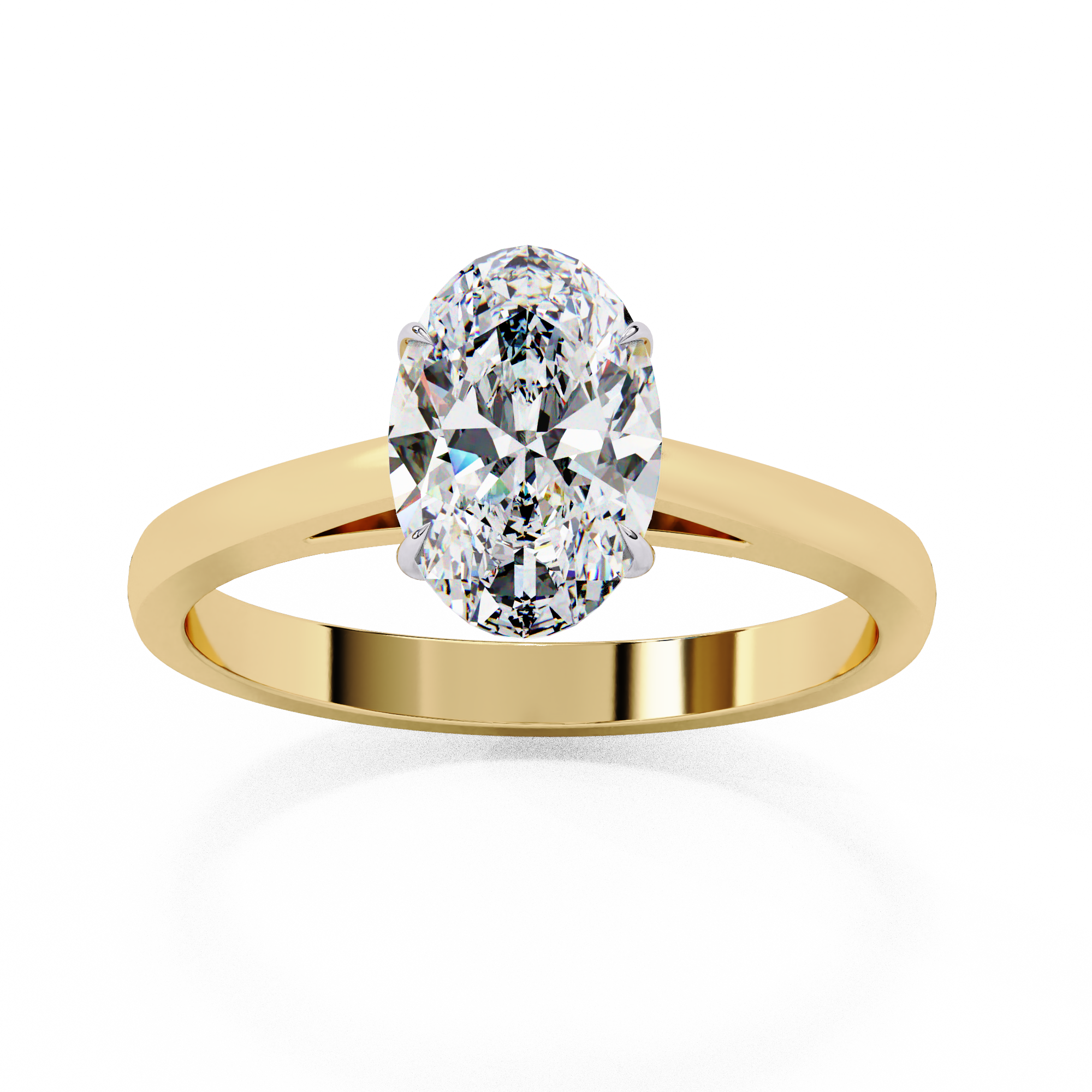 Classic Oval Cut Solitaire Ring