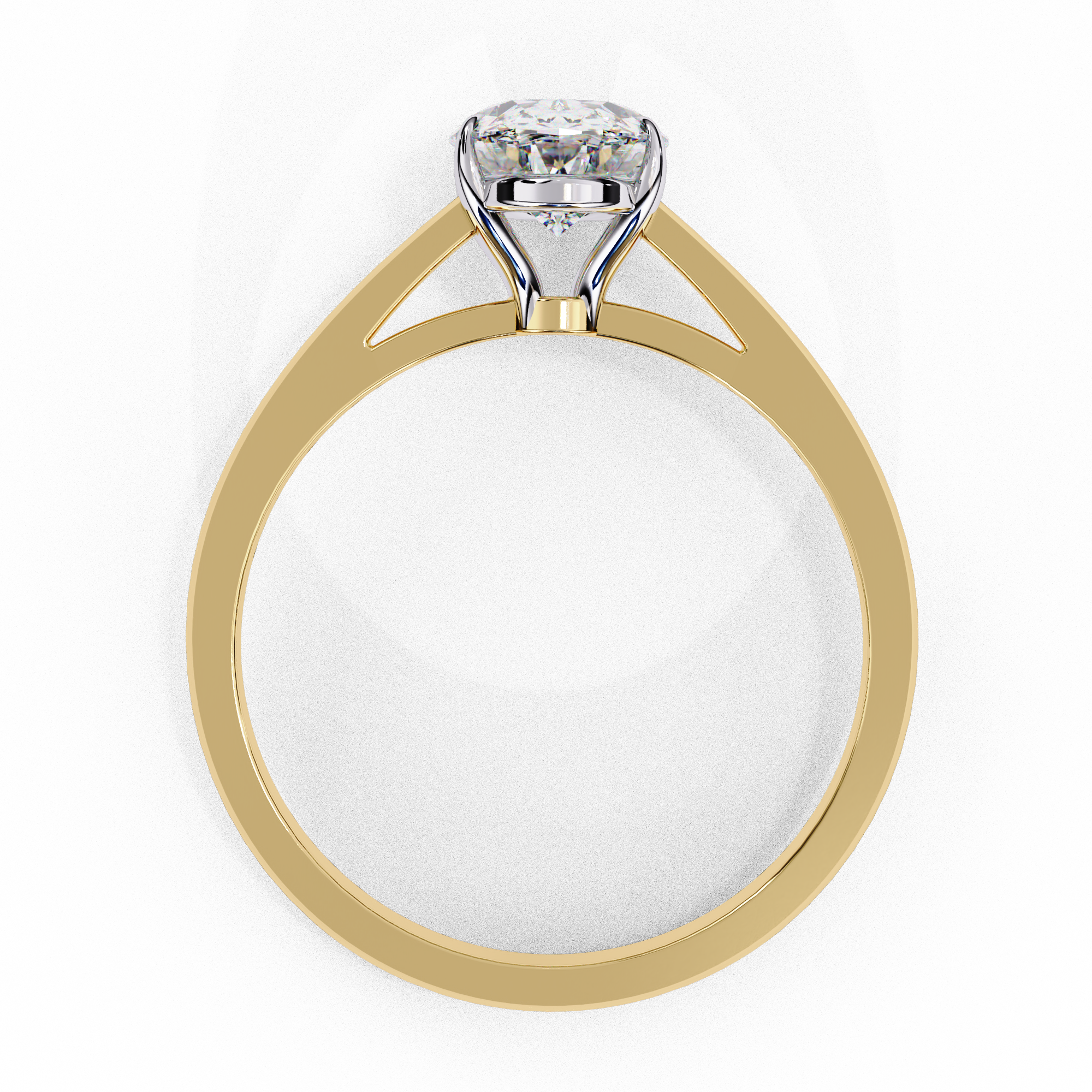 Classic Oval Cut Solitaire Ring